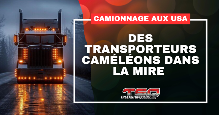 Transport routier aux États-Unis : des transporteurs caméléons dans la mire