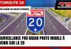 Radar photo mobile à venir sur l’autoroute 20 à Notre-Dame-du-Bon-Conseil Le ministère des Transports et de la Mobilité durable avise les usagers de la route qu'un radar photo mobile est à venir sur l’autoroute 20. (Image : autoroute 20).
