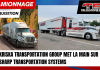 Kriska Transportation Group (KTG) met la main sur Sharp Transportation Systems Camion de Kriska Transportation Group et camion de Sharp Transportation Systems.