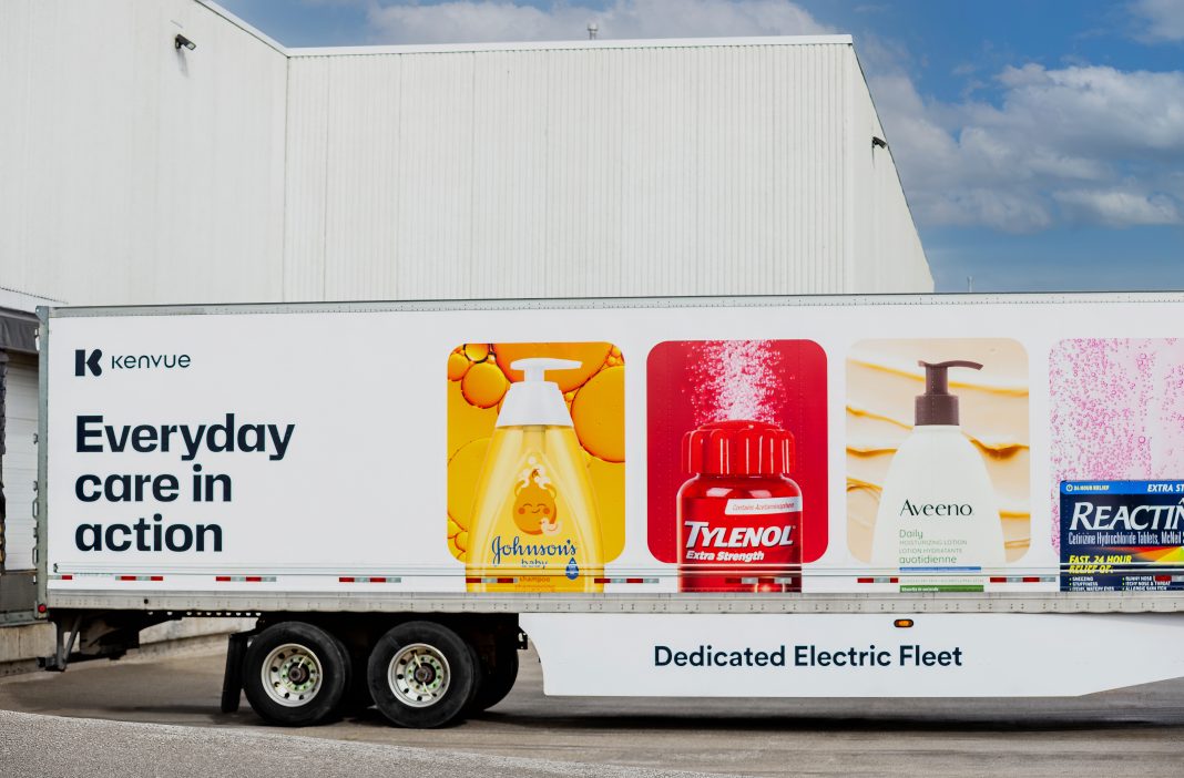 Fuel Transport, camion électrique avec Kenvue Canada.