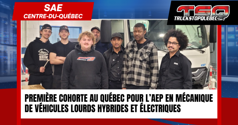 Première cohorte au Québec pour l’AEP en mécanique de véhicules lourds hybrides et électriques