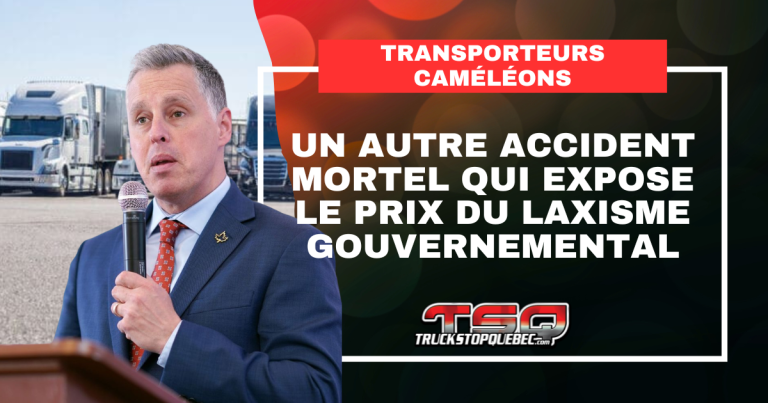 Transporteurs caméléons : le drame de Brandon expose le prix du laxisme gouvernemental