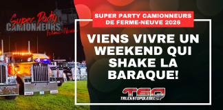 Super Party Camionneurs de Ferme-Neuve 2026 : viens vivre un weekend qui shake la baraque! Super Party Camionneurs de Ferme-Neuve 2026 : viens vivre un weekend qui shake la baraque!