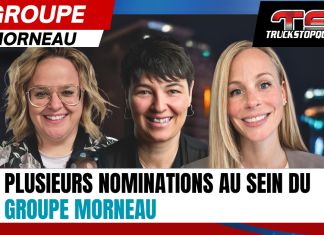 Groupe Morneau fait l’annonce de nominations dans son équipe de direction Visuel de Truck Stop Québec annonçant plusieurs nominations stratégiques au sein de Groupe Morneau, avec les portraits de trois femmes leaders.