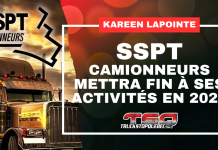 SSPT Camionneurs mettra fin à ses activités en 2026 SSPT Camionneurs, fondé par Kareen Lapointe, mettra fin à ses activités en 2026 après près de dix ans d’engagement pour la santé mentale dans le camionnage.