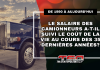 Les salaires des camionneurs ont-ils suivi le coût de la vie au cours des 35 dernières années? Camion lourd bleu de modèle classique, accompagné d’un visuel de Truck Stop Québec posant la question : « Les salaires des camionneurs ont-ils suivi le coût de la vie au cours des 35 dernières années? »