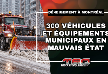 Déneigement à Montréal : plus de 300 véhicules municipaux en mauvais état Alors que plus de 300 véhicules et équipements municipaux seraient en mauvais ou en très mauvais état, la Ville de Montréal annonce un investissement de 15,8 millions de dollars pour améliorer ses opérations de déneigement.